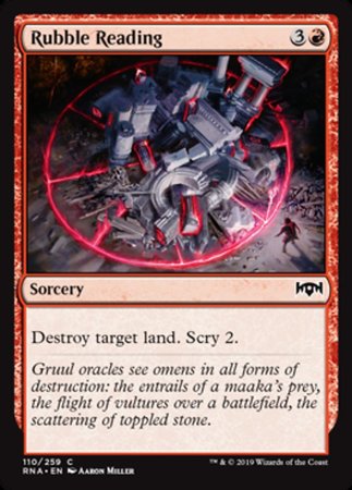 Rubble Reading [Ravnica Allegiance] | Tabernacle Games