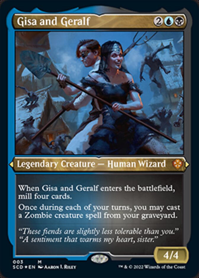 Gisa and Geralf (Foil Etched) [Starter Commander Decks] | Tabernacle Games