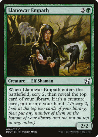 Llanowar Empath [Duel Decks: Elves vs. Inventors] | Tabernacle Games