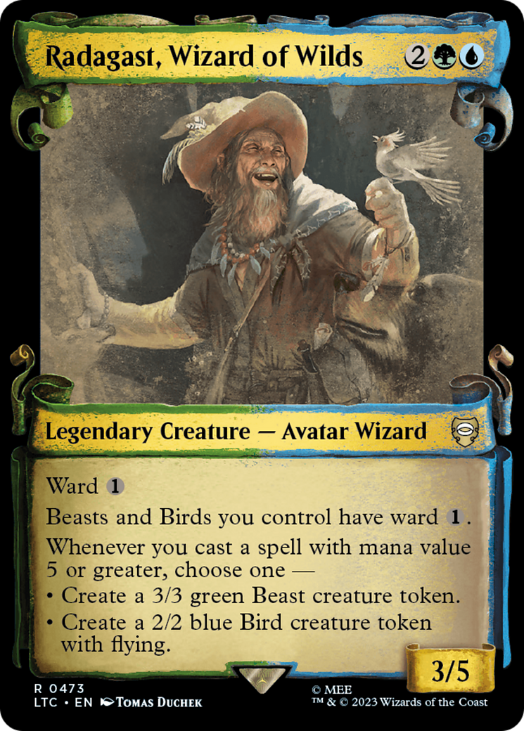 Radagast, Wizard of Wilds [The Lord of the Rings: Tales of Middle-Earth Commander Showcase Scrolls] | Tabernacle Games