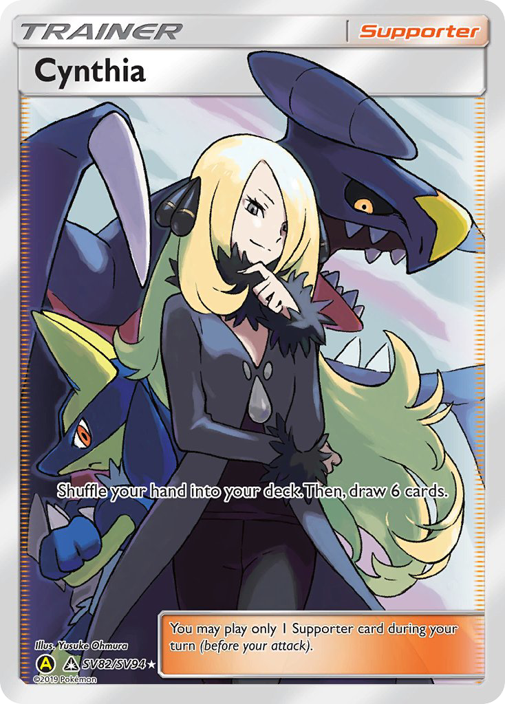 Cynthia (SV82/SV94) [Sun & Moon: Hidden Fates - Shiny Vault] | Tabernacle Games