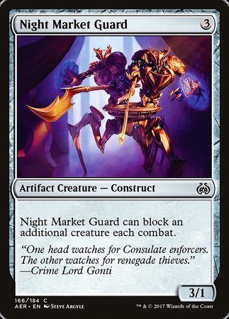 Night Market Guard [Aether Revolt] | Tabernacle Games