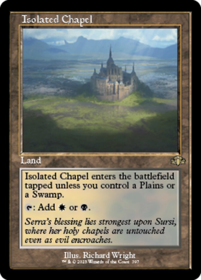 Isolated Chapel (Retro) [Dominaria Remastered] | Tabernacle Games