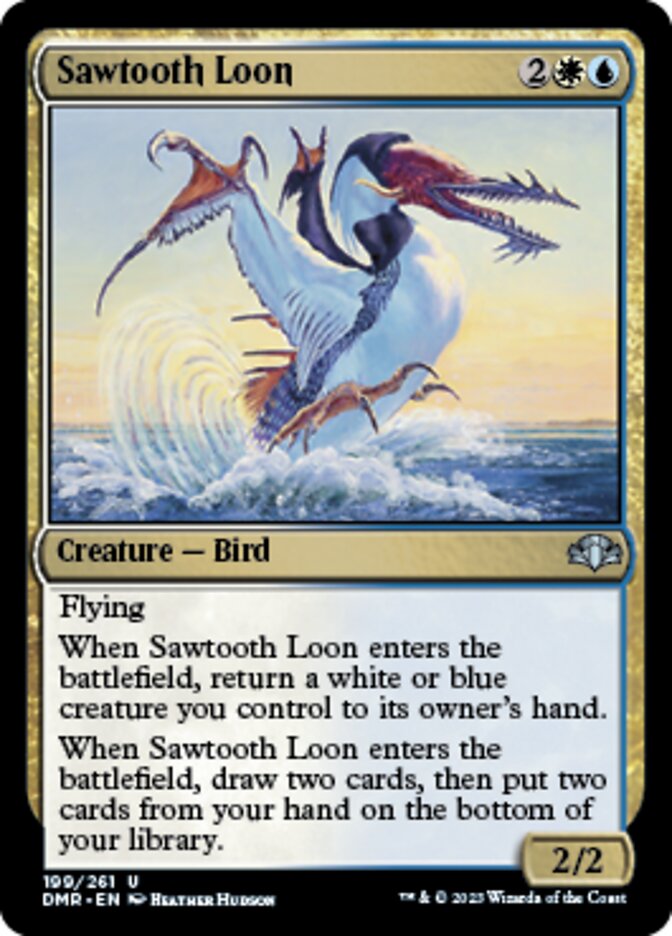 Sawtooth Loon [Dominaria Remastered] | Tabernacle Games