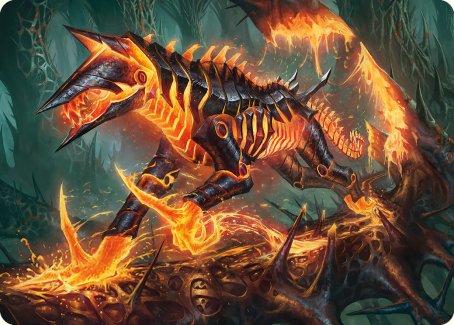 Kuldotha Cackler Art Card [Phyrexia: All Will Be One Art Series] | Tabernacle Games