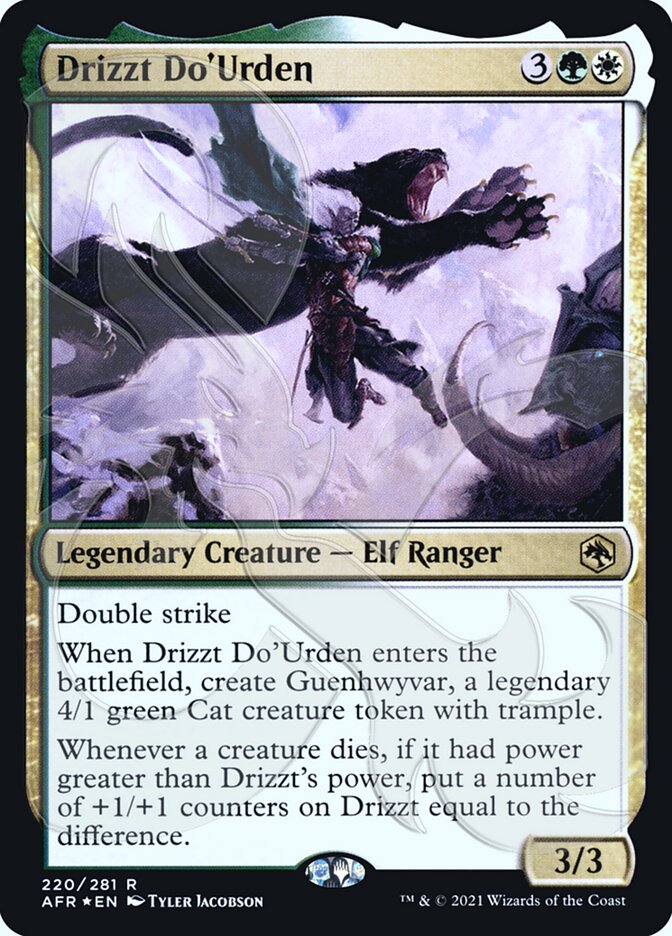 Drizzt Do'Urden (Ampersand Promo) [Dungeons & Dragons: Adventures in the Forgotten Realms Promos] | Tabernacle Games