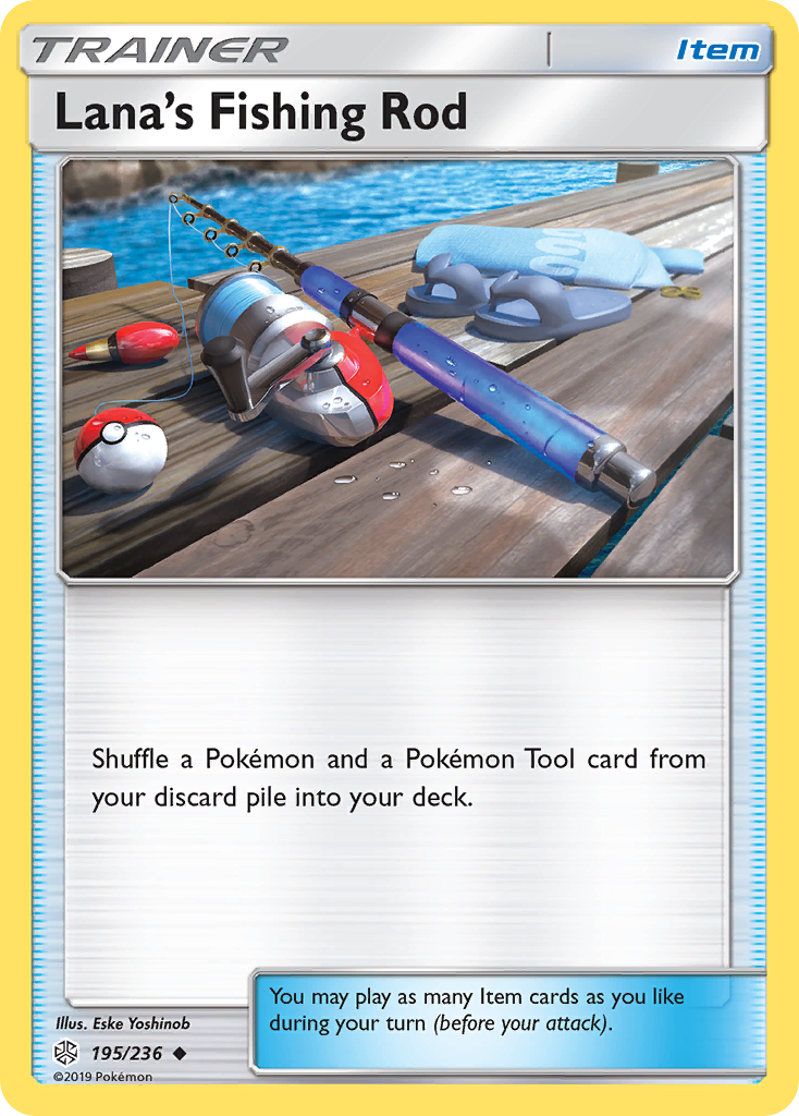 Lana's Fishing Rod (195/236) [Sun & Moon: Cosmic Eclipse] | Tabernacle Games