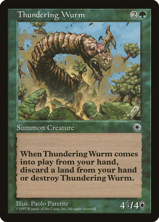 Thundering Wurm [Portal] | Tabernacle Games