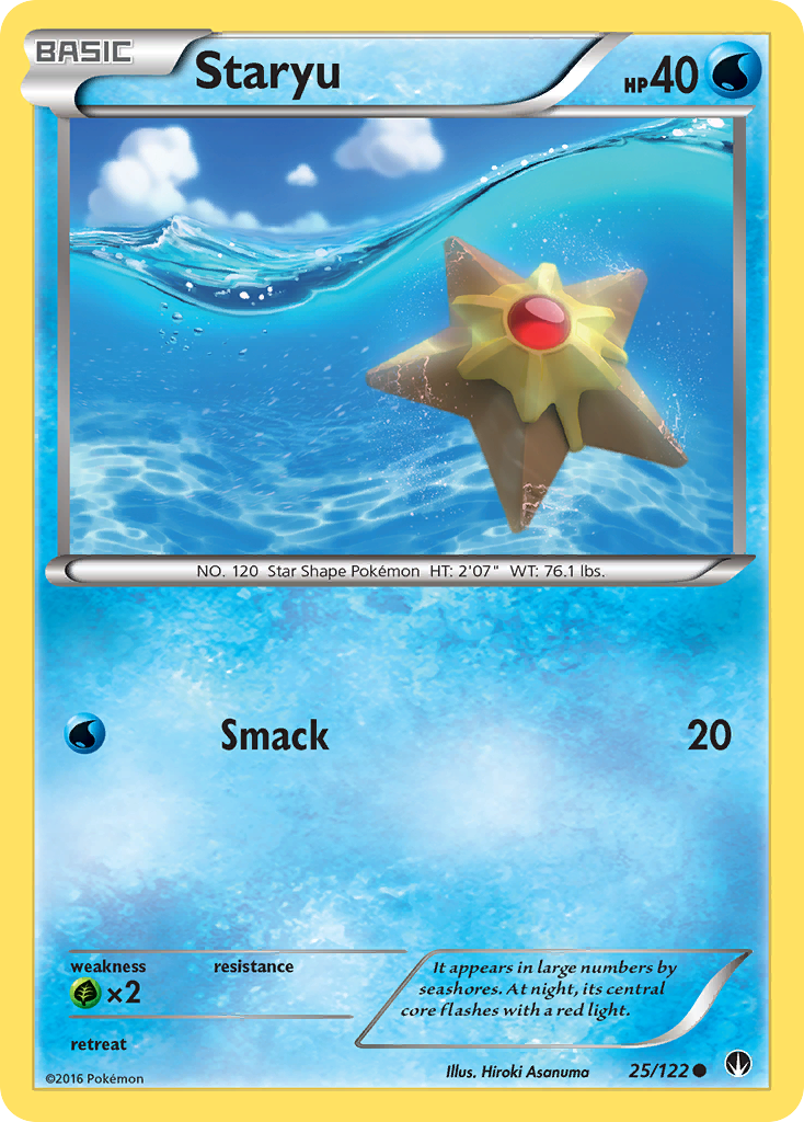 Staryu (25/122) [XY: BREAKpoint] | Tabernacle Games