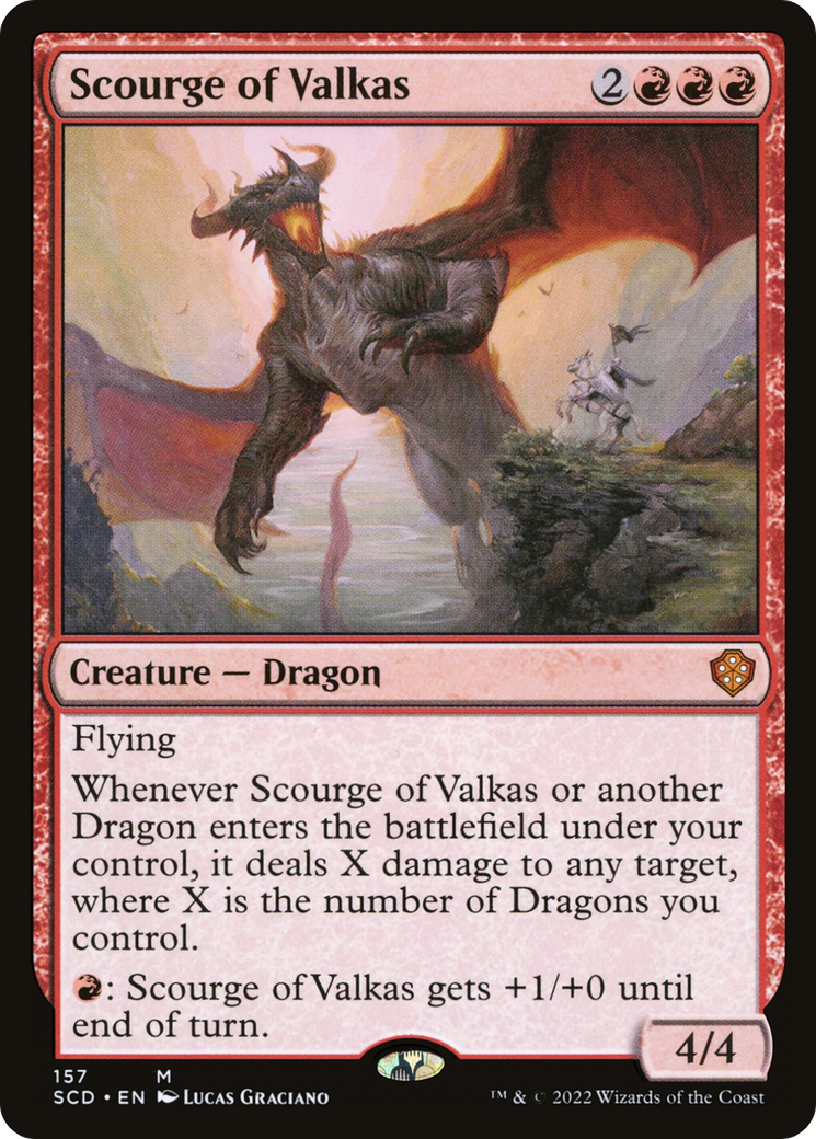 Scourge of Valkas [Starter Commander Decks] | Tabernacle Games