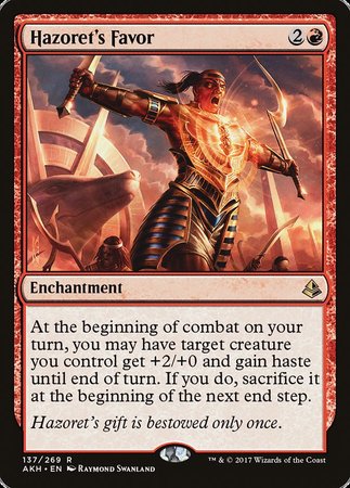 Hazoret's Favor [Amonkhet] | Tabernacle Games