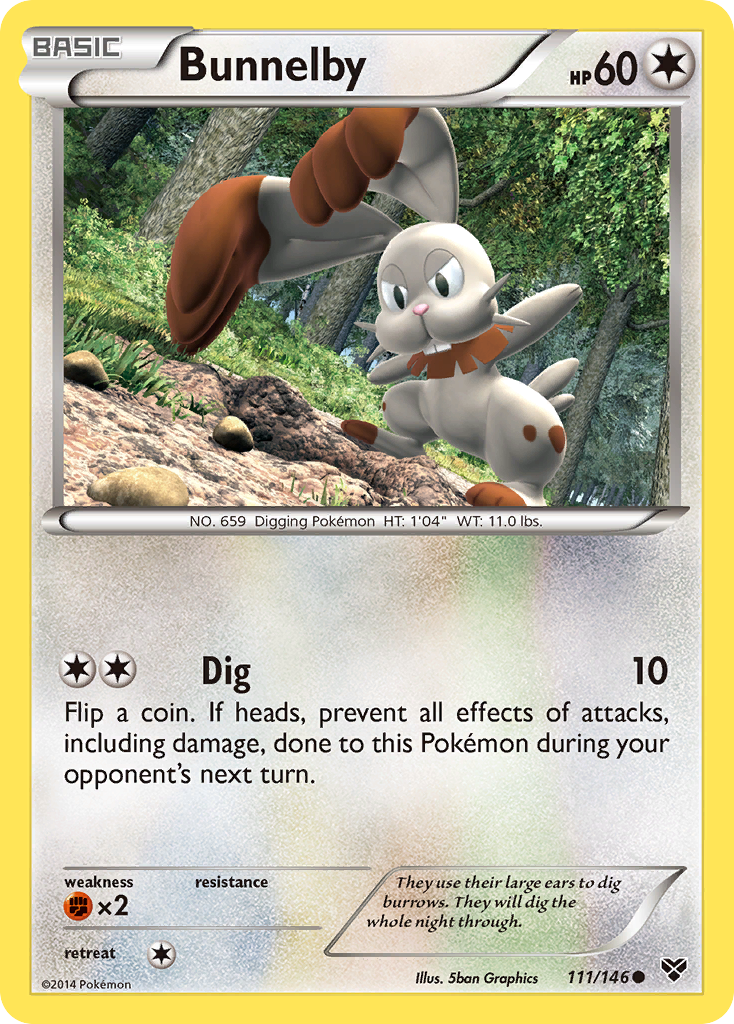 Bunnelby (111/146) [XY: Base Set] | Tabernacle Games