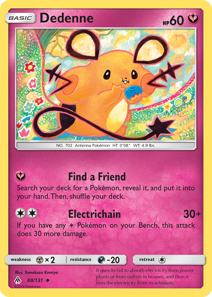 Dedenne (88/131) [Sun & Moon: Forbidden Light] | Tabernacle Games