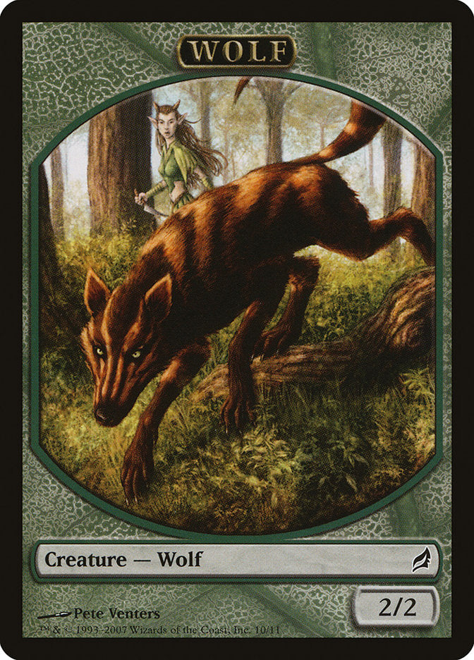 Wolf [Lorwyn Tokens] | Tabernacle Games