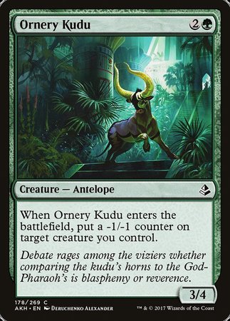 Ornery Kudu [Amonkhet] | Tabernacle Games