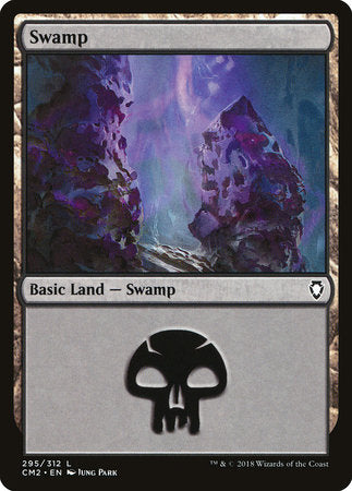 Swamp (295) [Commander Anthology Volume II] | Tabernacle Games