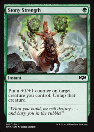 Stony Strength [Ravnica Allegiance] | Tabernacle Games