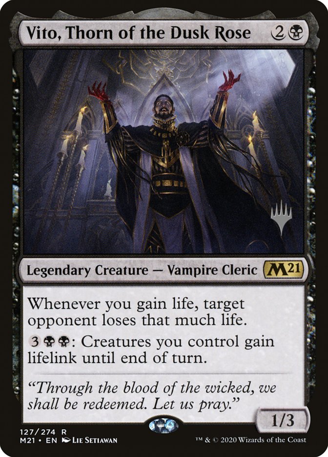 Vito, Thorn of the Dusk Rose (Promo Pack) [Core Set 2021 Promos] | Tabernacle Games
