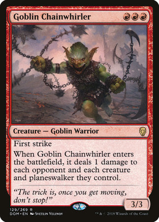 Goblin Chainwhirler [Dominaria] | Tabernacle Games