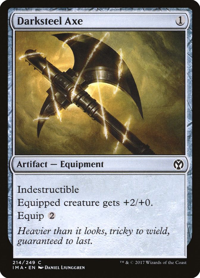 Darksteel Axe [Iconic Masters] | Tabernacle Games