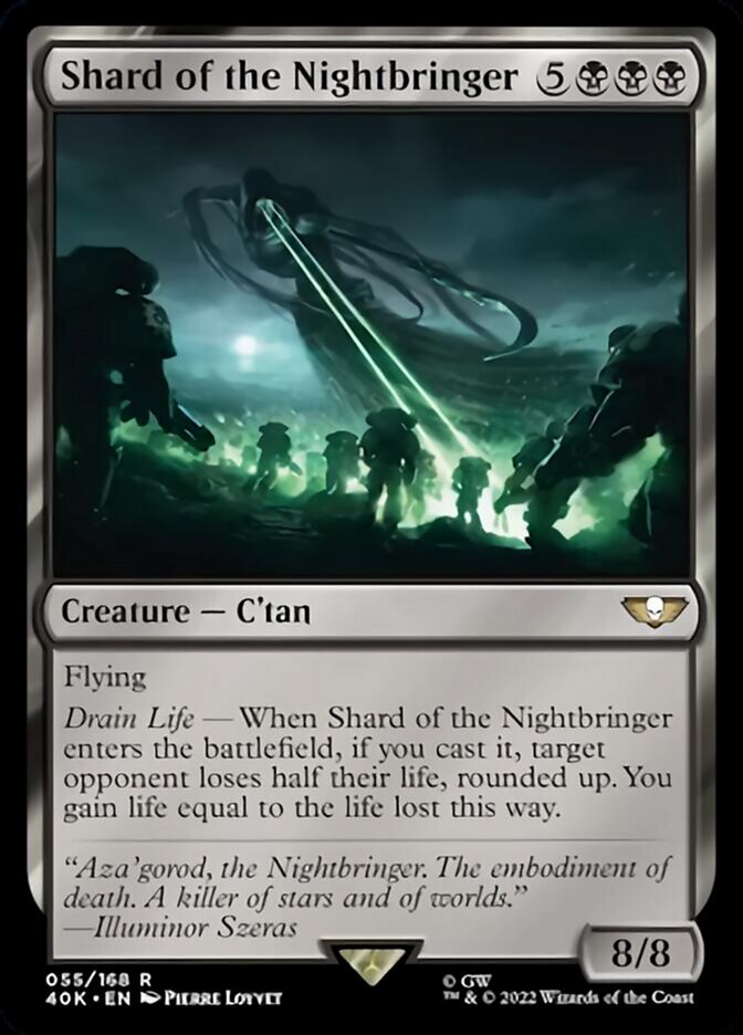 Shard of the Nightbringer (Surge Foil) [Universes Beyond: Warhammer 40,000] | Tabernacle Games