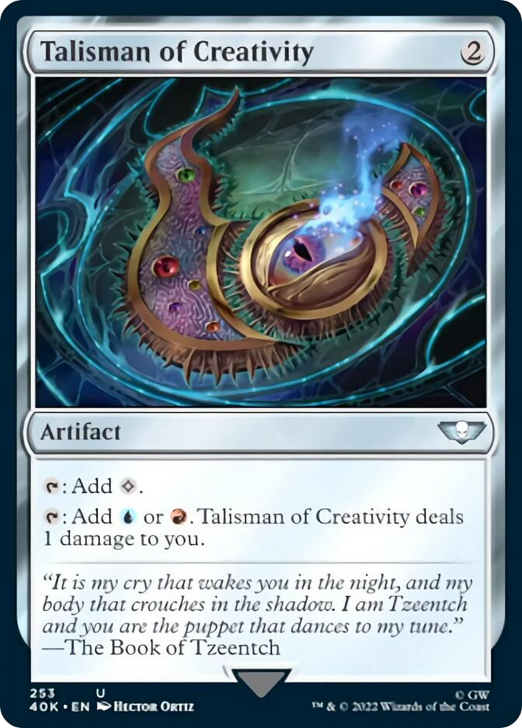 Talisman of Creativity (Surge Foil) [Universes Beyond: Warhammer 40,000] | Tabernacle Games