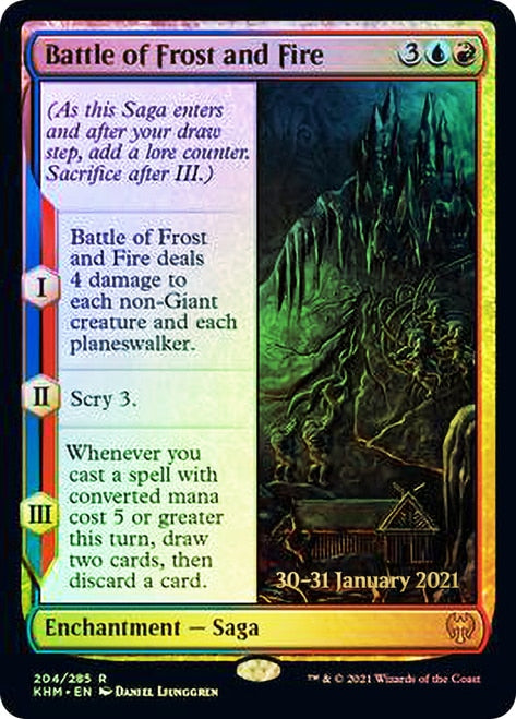 Battle of Frost and Fire [Kaldheim Prerelease Promos] | Tabernacle Games