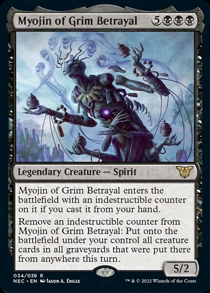 Myojin of Grim Betrayal [Kamigawa: Neon Dynasty Commander] | Tabernacle Games