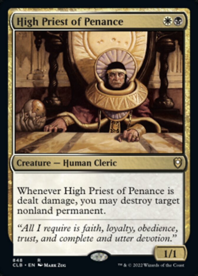 High Priest of Penance [Commander Legends: Battle for Baldur's Gate] | Tabernacle Games