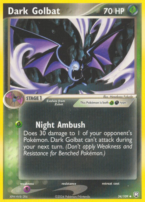 Dark Golbat (34/109) [EX: Team Rocket Returns] | Tabernacle Games