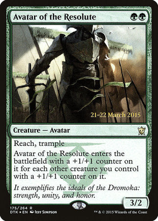 Avatar of the Resolute [Dragons of Tarkir Promos] | Tabernacle Games