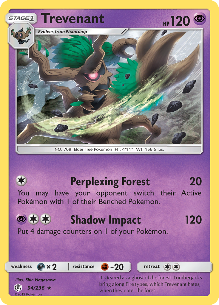 Trevenant (94/236) [Sun & Moon: Cosmic Eclipse] | Tabernacle Games