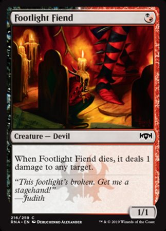 Footlight Fiend [Ravnica Allegiance] | Tabernacle Games