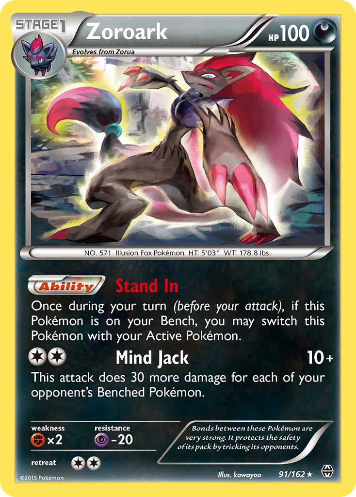 Zoroark (91/162) [XY: BREAKthrough] | Tabernacle Games