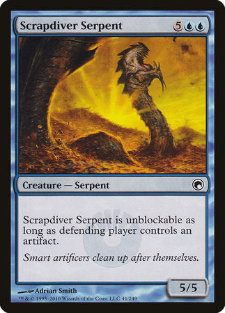 Scrapdiver Serpent [Scars of Mirrodin] | Tabernacle Games