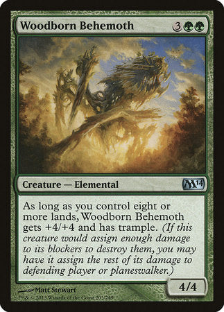Woodborn Behemoth [Magic 2014] | Tabernacle Games