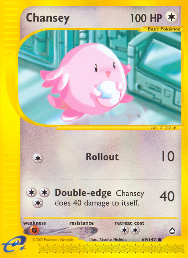 Chansey (69/147) [Aquapolis] | Tabernacle Games