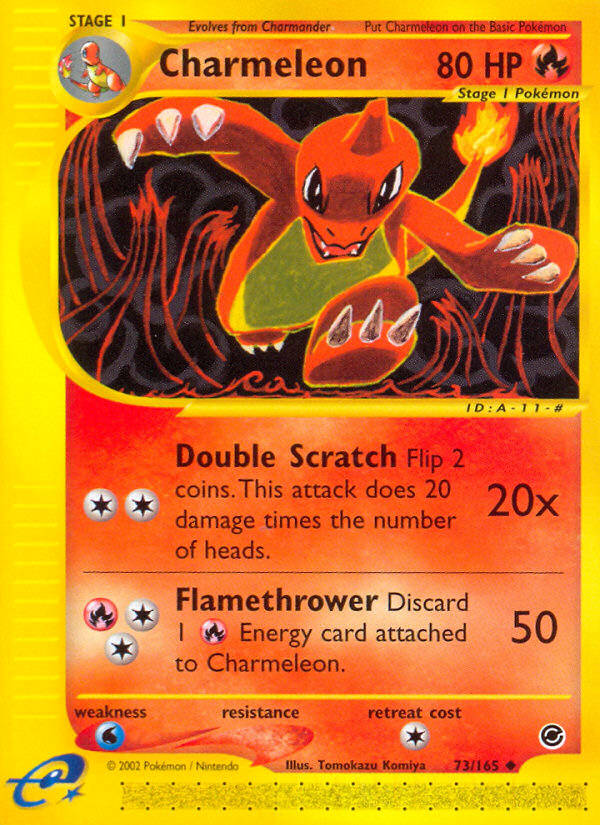 Charmeleon (73/165) [Expedition: Base Set] | Tabernacle Games