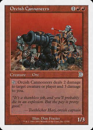 Orcish Cannoneers [Deckmasters] | Tabernacle Games