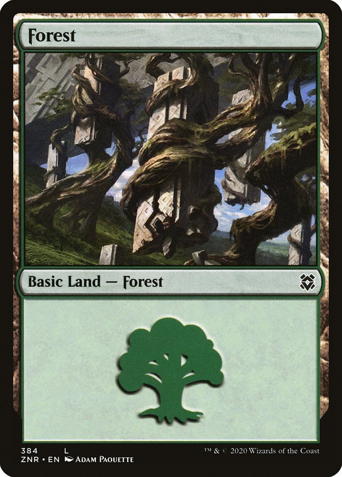Forest (384) [Zendikar Rising] | Tabernacle Games