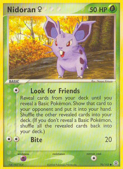 Nidoran (70/112) (Female) [EX: FireRed & LeafGreen] | Tabernacle Games