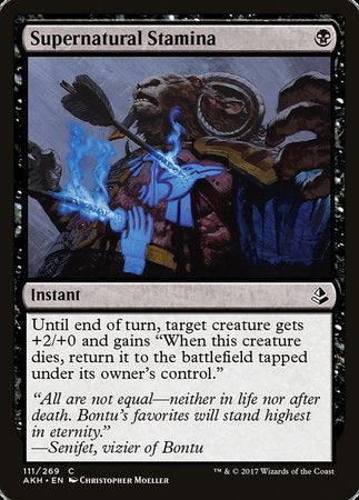 Supernatural Stamina [Amonkhet] | Tabernacle Games