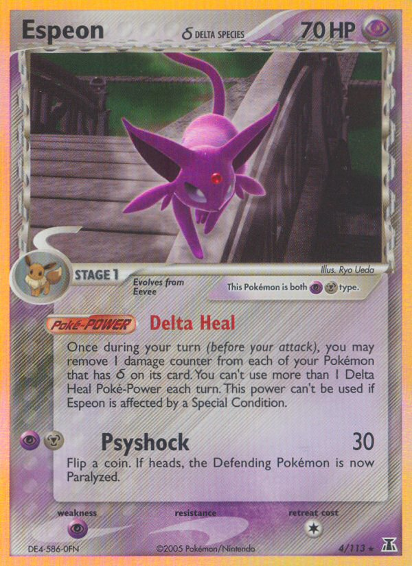 Espeon (4/113)(Delta Species) [EX: Delta Species] | Tabernacle Games