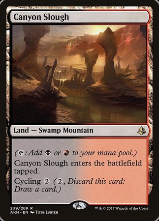 Canyon Slough [Amonkhet] | Tabernacle Games