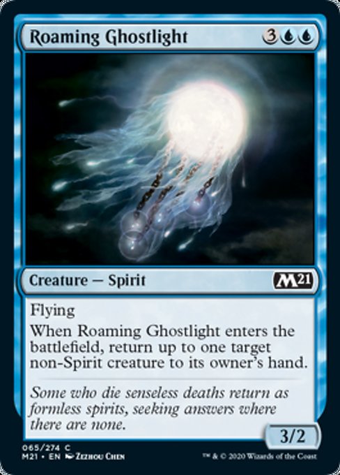 Roaming Ghostlight [Core Set 2021] | Tabernacle Games