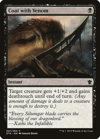 Coat with Venom [Dragons of Tarkir] | Tabernacle Games