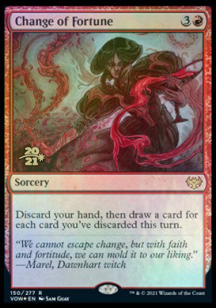 Change of Fortune [Innistrad: Crimson Vow Prerelease Promos] | Tabernacle Games