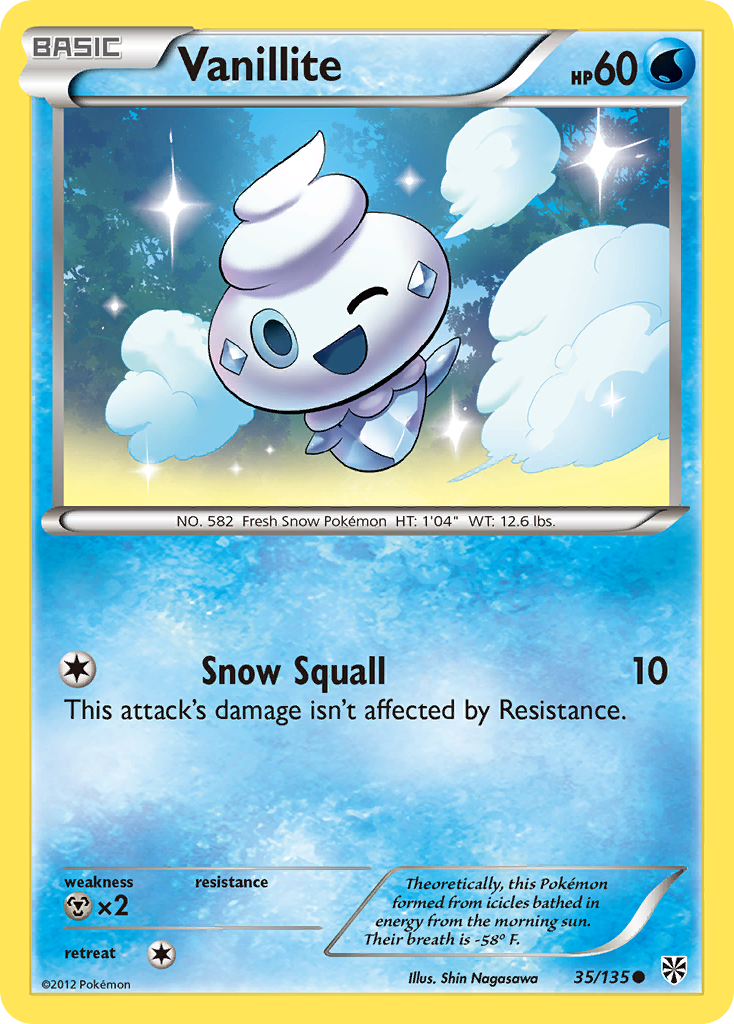 Vanillite (35/135) [Black & White: Plasma Storm] | Tabernacle Games