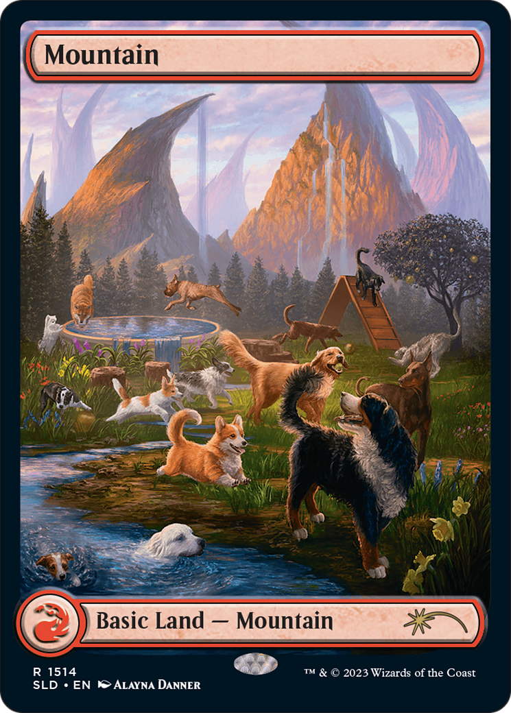 Mountain (1514) [Secret Lair Commander Deck: Raining Cats and Dogs] | Tabernacle Games