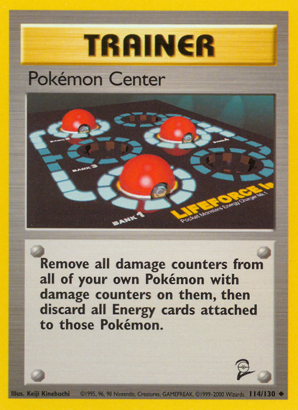 Pokemon Center (114/130) [Base Set 2] | Tabernacle Games